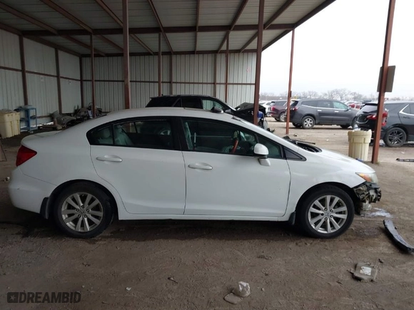 2012 Honda Civic Sdn EX with VIN 19XFB2F84CE106430, listed as a IAAI auction lot 41697714 with 195,874 mi miles. Bid and sale history available at carsss.com. Image 14.