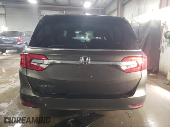 2019 Honda Odyssey EX-L with VIN 5FNRL6H76KB081335, listed as a Copart auction lot 51173805 with 60,498 mi miles and Salvage Title. Bid and sale history available at carsss.com. Image 6.