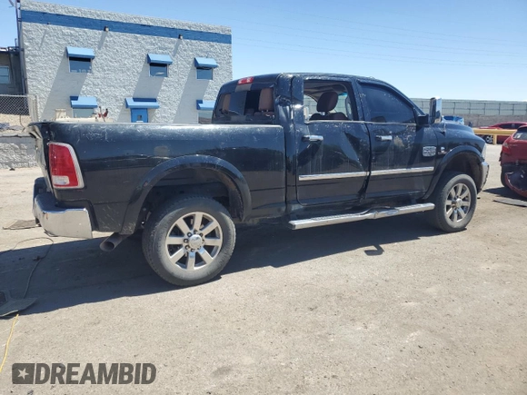 2017 Ram 2500 Longhorn z VIN 3C6UR5GL4HG539532, wystawiony jako Copart lot #54075865 z przebiegiem 88 878 mil mil oraz Szkoda całkowita • Salvage title. Historia ofert i sprzedaży dostępna na DreamBid. Obrazek 3.