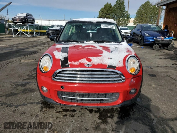 2013 MINI Hardtop with VIN WMWSU3C50DT372302, listed as a Copart auction lot 50600515 with 69,641 mi miles and Salvage Title. Bid and sale history available at DreamBid. Image 5.