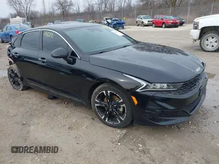 2022 Kia K5 GT-Line z VIN 5XXG64J29NG115786, wystawiony jako IAAI lot #42094520 z przebiegiem 84 234 mil mil oraz . Historia ofert i sprzedaży dostępna na DreamBid. Obrazek 1.