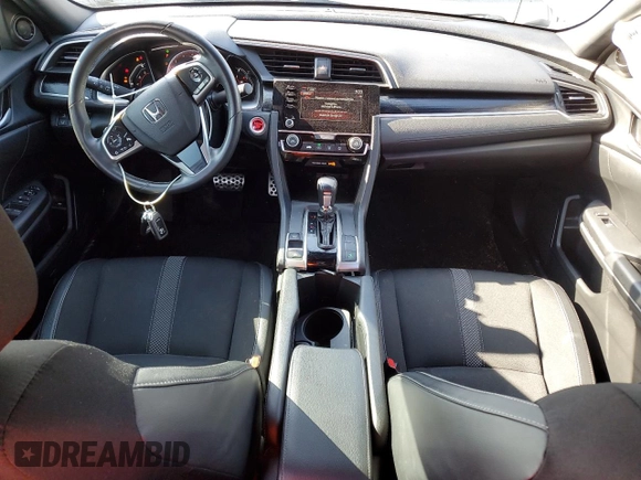 2019 Honda Civic Sport with VIN 2HGFC2F86KH602444, listed as a Copart auction lot 52155755 with 51,477 mi miles and Salvage Title. Bid and sale history available at DreamBid. Image 8.