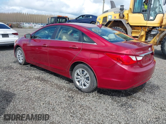 2013 Hyundai Sonata GLS with VIN 5NPEB4AC2DH556951, listed as a IAAI auction lot 41986332 with 125,806 mi miles and . Bid and sale history available at carsss.com. Image 3.