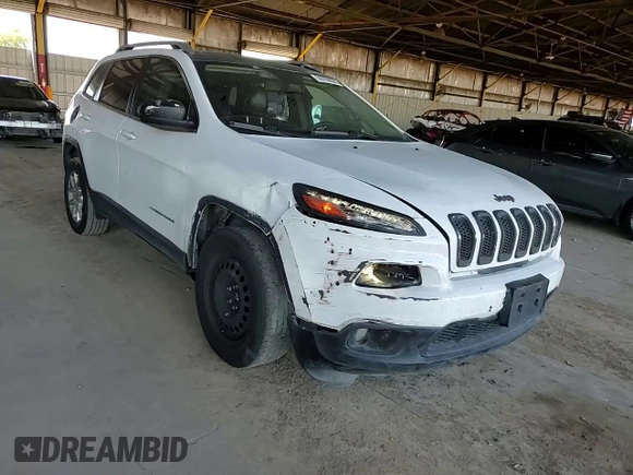 2018 Jeep Cherokee Latitude Plus with VIN 1C4PJMLX8JD549497, listed as a Copart auction lot 59766055 with 78,563 mi miles and Salvage title. Bid and sale history available at DreamBid. Image 14.