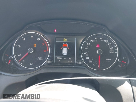 2016 Audi Q5 Premium with VIN WA1C2AFP3GA064615, listed as a IAAI auction lot 42346365 with 89,893 mi miles and . Bid and sale history available at DreamBid. Image 7.