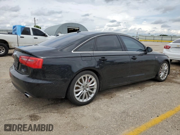 2012 Audi A6 Premium Plus with VIN WAUGGAFC8CN071789, listed as a Copart auction lot 53556854 with 147,563 mi miles and Salvage title. Bid and sale history available at DreamBid. Image 3.