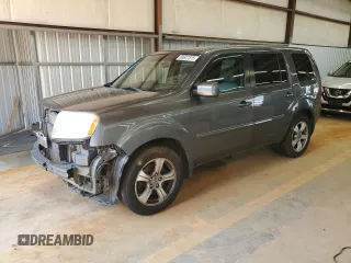 2012 Honda Pilot EX-L with VIN 5FNYF4H50CB058303, listed as a Copart auction lot 60607375 with 147,939 mi miles and Salvage title. Bid and sale history available at DreamBid. Image 1.