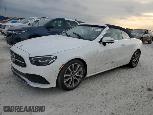 2021 Mercedes-Benz E 450 with VIN W1K1K5JB4MF167210, listed as a Copart auction lot 74244974 with Not provided miles and Salvage title. Bid and sale history available at DreamBid. Image 1.