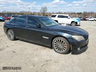 2009 BMW 7 Series 750i with VIN WBAKA83559CY33507, listed as a Copart auction lot 50502475 with 0 mi miles and Clean Title. Bid and sale history available at carsss.com. Image 4.