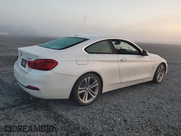 2018 BMW 4 Series 430i with VIN WBA4W3C51JAC97123, listed as a Copart auction lot 77802074 with Not Provided miles and Non Repairable. Bid and sale history available at DreamBid. Image 3.