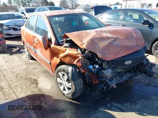 2008 Kia Rio LX with VIN KNADE123686335821, listed as a IAAI auction lot 41310575 with Not Provided miles and . Bid and sale history available at DreamBid. Image 1.