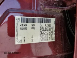 2011 Nissan Altima S with VIN 1N4AL2AP5BC168887, listed as a Copart auction lot 54221355 with Not provided miles and Salvage title. Bid and sale history available at DreamBid. Image 12.