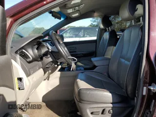 2017 Kia Sedona LX with VIN KNDMB5C14H6244174, listed as a Copart auction lot 49928785 with 140,875 mi miles and Clean Title. Bid and sale history available at carsss.com. Image 7.