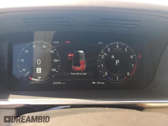 2020 Land Rover Range Rover Sport HSE with VIN SALWR2SU7LA898499, listed as a Copart auction lot 54958835 with 52,703 mi miles and Clean title. Bid and sale history available at DreamBid. Image 9.