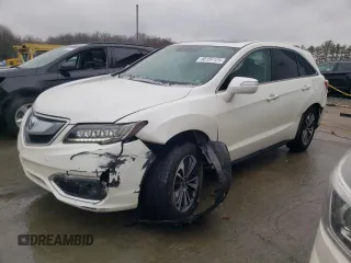 2017 Acura RDX w/Advance Pkg with VIN 5J8TB4H74HL021087, listed as a Copart auction lot 45154125 with 166,104 mi miles and Salvage Title. Bid and sale history available at carsss.com. Image 1.