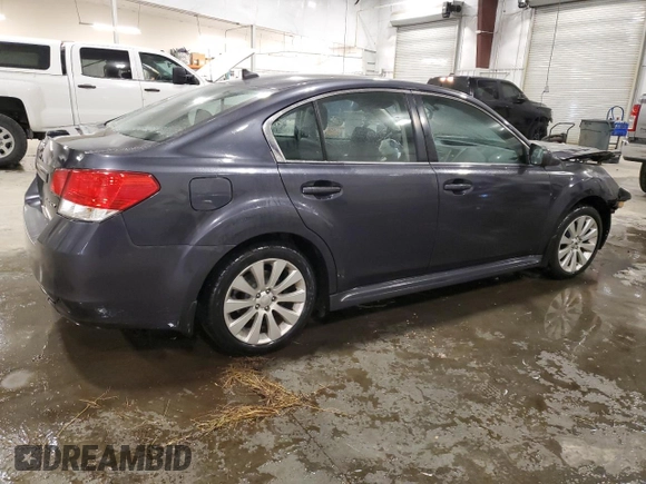2011 Subaru Legacy Limited with VIN 4S3BMCJ61B3254061, listed as a Copart auction lot 85349924 with 127,016 mi miles and Salvage title. Bid and sale history available at DreamBid. Image 3.