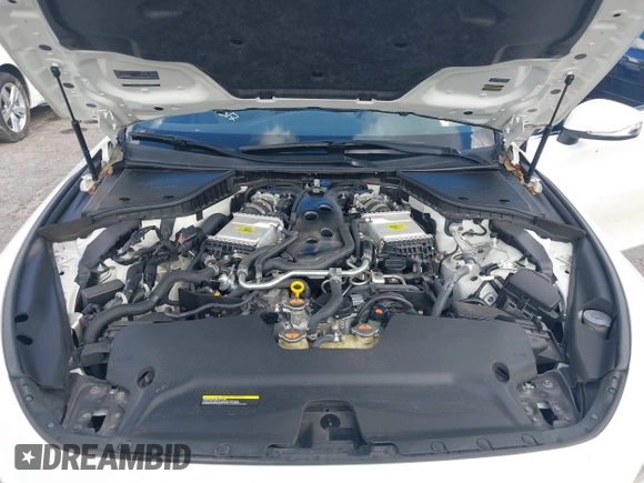 2020 Infiniti Q60 Luxe with VIN JN1EV7EK2LM340406, listed as a IAAI auction lot 41641294 with 35,239 mi miles and . Bid and sale history available at carsss.com. Image 10.