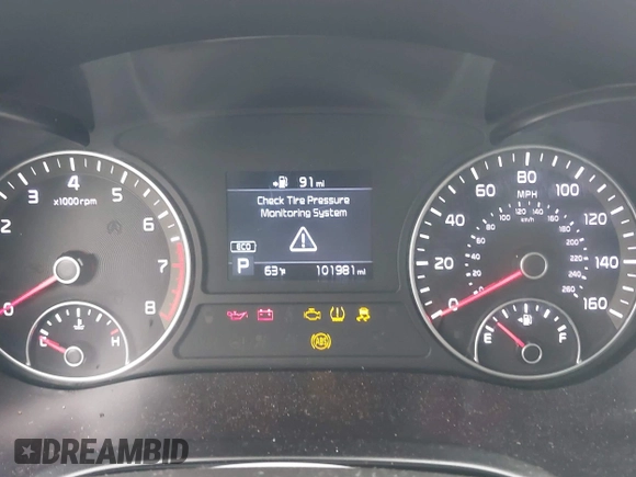 2019 Kia Optima LX z VIN 5XXGT4L3XKG285486, wystawiony jako IAAI lot #41872981 z przebiegiem 101 981 mil mil oraz . Historia ofert i sprzedaży dostępna na DreamBid. Obrazek 15.