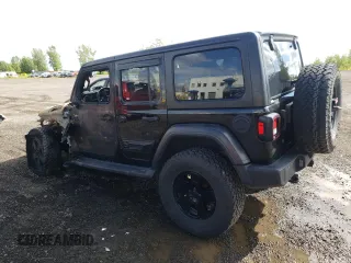 2018 Jeep Wrangler Unlimited Sport с VIN 1C4HJXDG8JW103066, выставлен на аукционе Copart как лот 63388393 с пробегом Не указан миль и На запчасти • Non repairable. История ставок и продаж доступна на DreamBid. Изображение 2.