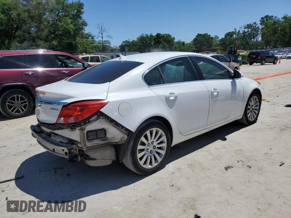 2012 Buick Regal with VIN 2G4GR5EK6C9139390, listed as a Copart auction lot 53065305 with 215,130 mi miles and Salvage Title. Bid and sale history available at DreamBid. Image 3.