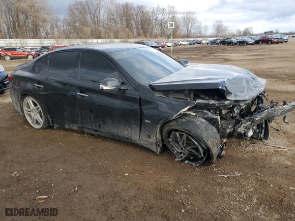 2018 Infiniti Q50 3.0t SPORT with VIN JN1EV7AR4JM445173, listed as a Copart auction lot 82966224 with NaN miles and Clean Title. Bid and sale history available at carsss.com. Image 4.