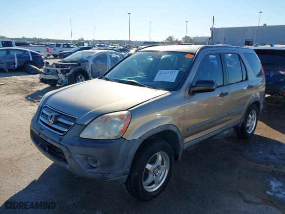 2006 Honda CR-V LX with VIN SHSRD68576U409145, listed as a IAAI auction lot 41267327 with 168,081 mi miles. Bid and sale history available at carsss.com. Image 17.