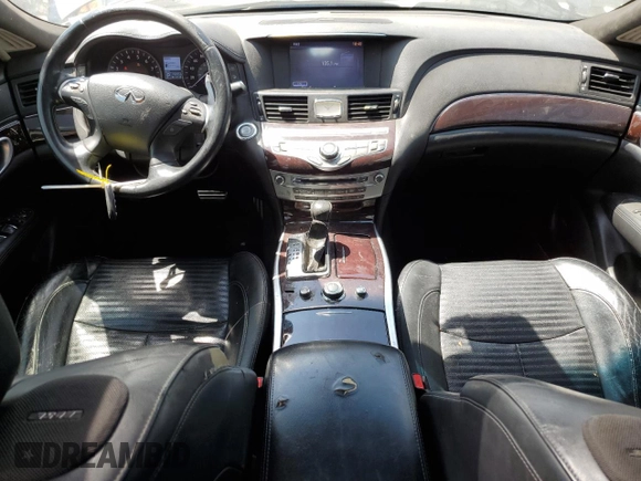 2012 Infiniti M with VIN JN1BY1AP8CM335333, listed as a Copart auction lot 56885145 with 190,552 mi miles and Salvage title. Bid and sale history available at DreamBid. Image 8.