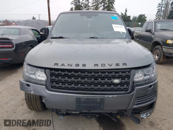 2015 Land Rover Range Rover HSE z VIN SALGS2VF8FA231130, wystawiony jako IAAI lot #41881459 z przebiegiem Nie podano mil oraz . Historia ofert i sprzedaży dostępna na DreamBid. Obrazek 12.