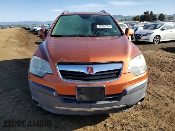 2008 Saturn VUE XE with VIN 3GSDL43N78S597342, listed as a Copart auction lot 48883395 with 185,827 mi miles and Salvage Title. Bid and sale history available at DreamBid. Image 5.