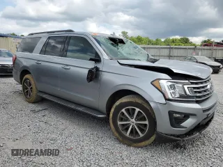 2020 Ford Expedition Max XLT with VIN 1FMJK1HT5LEA12523, listed as a Copart auction lot 56884785 with 159,041 mi miles and Salvage title. Bid and sale history available at DreamBid. Image 4.
