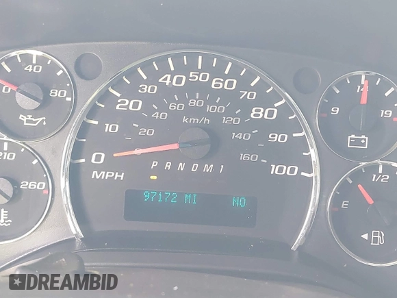 2014 Chevrolet Express Cargo Van with VIN 1GCWGFFA2E1111014, listed as a IAAI auction lot 42190194 with 97,172 mi miles. Bid and sale history available at carsss.com. Image 7.