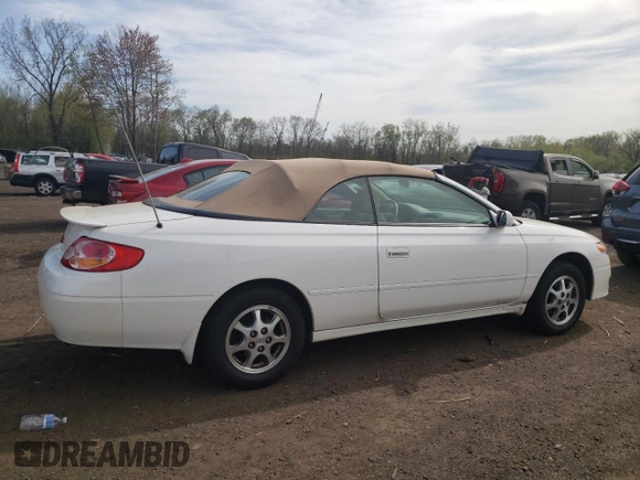 2003 Toyota Solara SE with VIN 2T1FE22P33C021730, listed as a Copart auction lot 54965845 with 224,441 mi miles and Clean Title. Bid and sale history available at carsss.com. Image 3.
