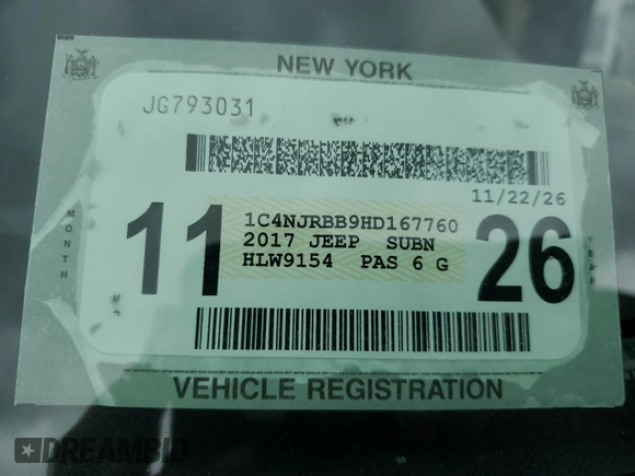2017 Jeep Patriot Sport with VIN 1C4NJRBB9HD167760, listed as a Copart auction lot 58776585 with 137,568 mi miles and Salvage title. Bid and sale history available at DreamBid. Image 13.