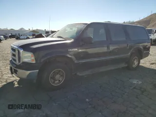 2005 Ford Excursion Special Serv with VIN 1FMNU40L15ED24141, listed as a Copart auction lot 87421344 with 263,527 mi miles and Clean Title. Bid and sale history available at DreamBid. Image 1.