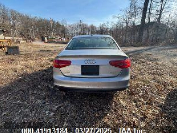 2015 Audi A4 Premium with VIN WAUBFAFL2FN005997, listed as a IAAI auction lot 41913184 with 108,438 mi miles. Bid and sale history available at carsss.com. Image 13.