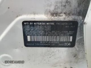 2018 Mitsubishi Mirage ES with VIN ML32F3FJ8JHF03910, listed as a Copart auction lot 54128455 with 124,797 mi miles and Salvage title. Bid and sale history available at DreamBid. Image 12.