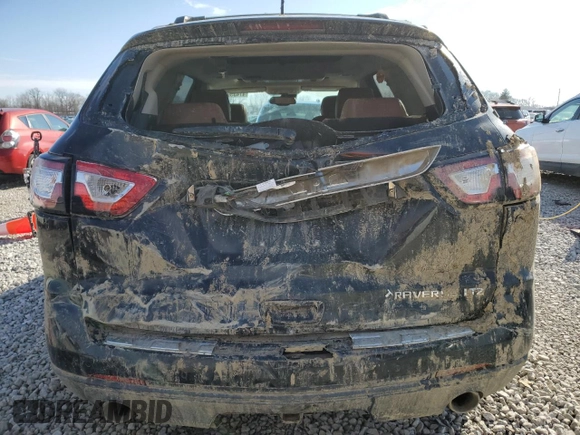 2015 Chevrolet Traverse LTZ with VIN 1GNKVJKD0FJ138972, listed as a Copart auction lot 47435975 with 96,169 mi miles and Salvage Title. Bid and sale history available at DreamBid. Image 6.