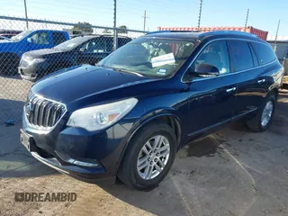 2015 Buick Enclave Convenience with VIN 5GAKRAKD5FJ385788, listed as a IAAI auction lot 41410548 with 107,368 mi miles and . Bid and sale history available at carsss.com. Image 17.