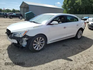 2016 Buick LaCrosse Leather with VIN 1G4GB5G3XGF126780, listed as a Copart auction lot 63676714 with Not Provided miles and Salvage Title. Bid and sale history available at carsss.com. Image 1.