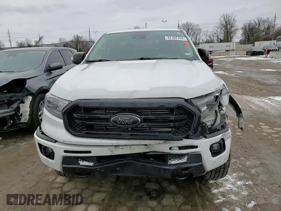 2021 Ford Ranger XL with VIN 1FTER4FHXMLD64107, listed as a Copart auction lot 44162755 with 102,743 mi miles and Salvage Title. Bid and sale history available at carsss.com. Image 11.