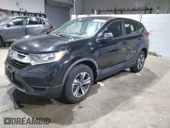 2017 Honda CR-V LX with VIN 2HKRW6H38HH214935, listed as a Copart auction lot 46219595 with 38,744 mi miles and Salvage Title. Bid and sale history available at carsss.com. Image 1.