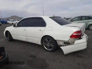 2004 Lexus LS 430 with VIN JTHBN36F240126646, listed as a Copart auction lot 53866695 with 126,363 mi miles and Salvage Title. Bid and sale history available at DreamBid. Image 2.