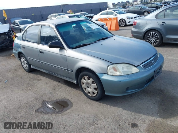 2000 Honda Civic LX z VIN 2HGEJ6670YH503076, wystawiony jako IAAI lot #42025131 z przebiegiem 266 768 mil mil oraz . Historia ofert i sprzedaży dostępna na DreamBid. Obrazek 1.