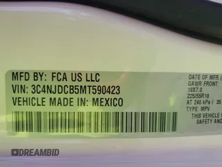 2021 Jeep Compass Limited с VIN 3C4NJDCB5MT590423, выставлен на аукционе IAAI как лот 42663797 с пробегом 59 872 миль миль и . История ставок и продаж доступна на DreamBid. Изображение 9.