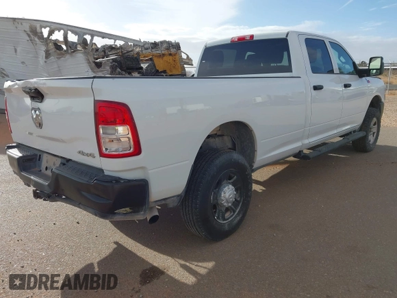 2023 Ram 2500 Tradesman with VIN 3C6UR5HJXPG631739, listed as a IAAI auction lot 41382584 with 45,385 mi miles. Bid and sale history available at carsss.com. Image 4.