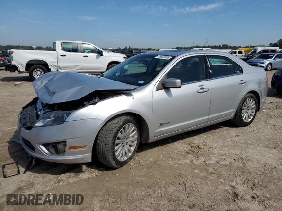 2010 Ford Fusion Hybrid with VIN 3FADP0L32AR308054, listed as a Copart auction lot 46930305 with 77,084 mi miles and Clean Title. Bid and sale history available at carsss.com. Image 1.