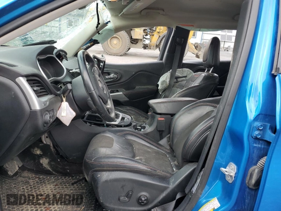 2018 Jeep Cherokee Trailhawk with VIN 1C4PJMBXXJD509312, listed as a Copart auction lot 50838495 with 115,060 mi miles and Salvage Title. Bid and sale history available at carsss.com. Image 7.