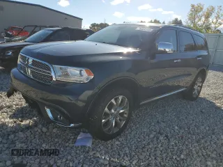 2016 Dodge Durango Citadel Anodized Platinum with VIN 1C4SDJETXGC402123, listed as a Copart auction lot 75584144 with 111,333 mi miles and Clean title. Bid and sale history available at DreamBid. Image 1.