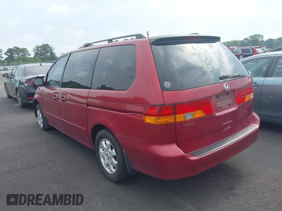 2002 Honda Odyssey EX with VIN 5FNRL18622B016265, listed as a IAAI auction lot 42294568 with 231,703 mi miles and . Bid and sale history available at DreamBid. Image 3.