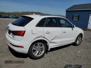 2018 Audi Q3 Premium with VIN WA1ECCFS7JR019255, listed as a Copart auction lot 54581155 with 76,923 mi miles and Salvage title. Bid and sale history available at DreamBid. Image 3.